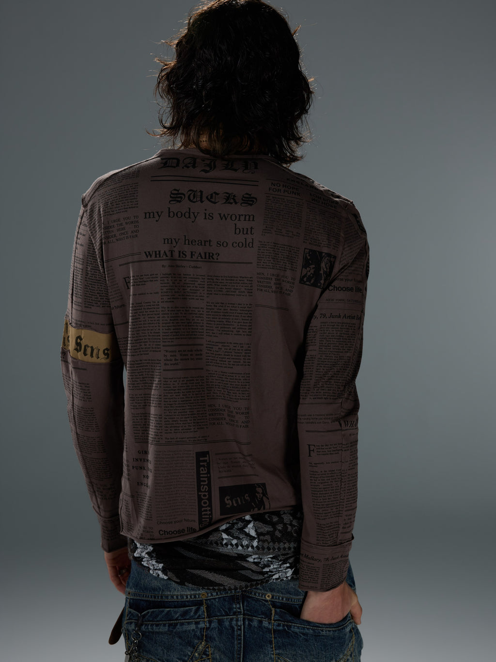 Choose LIFE Newspaper-Print Henley — image 8