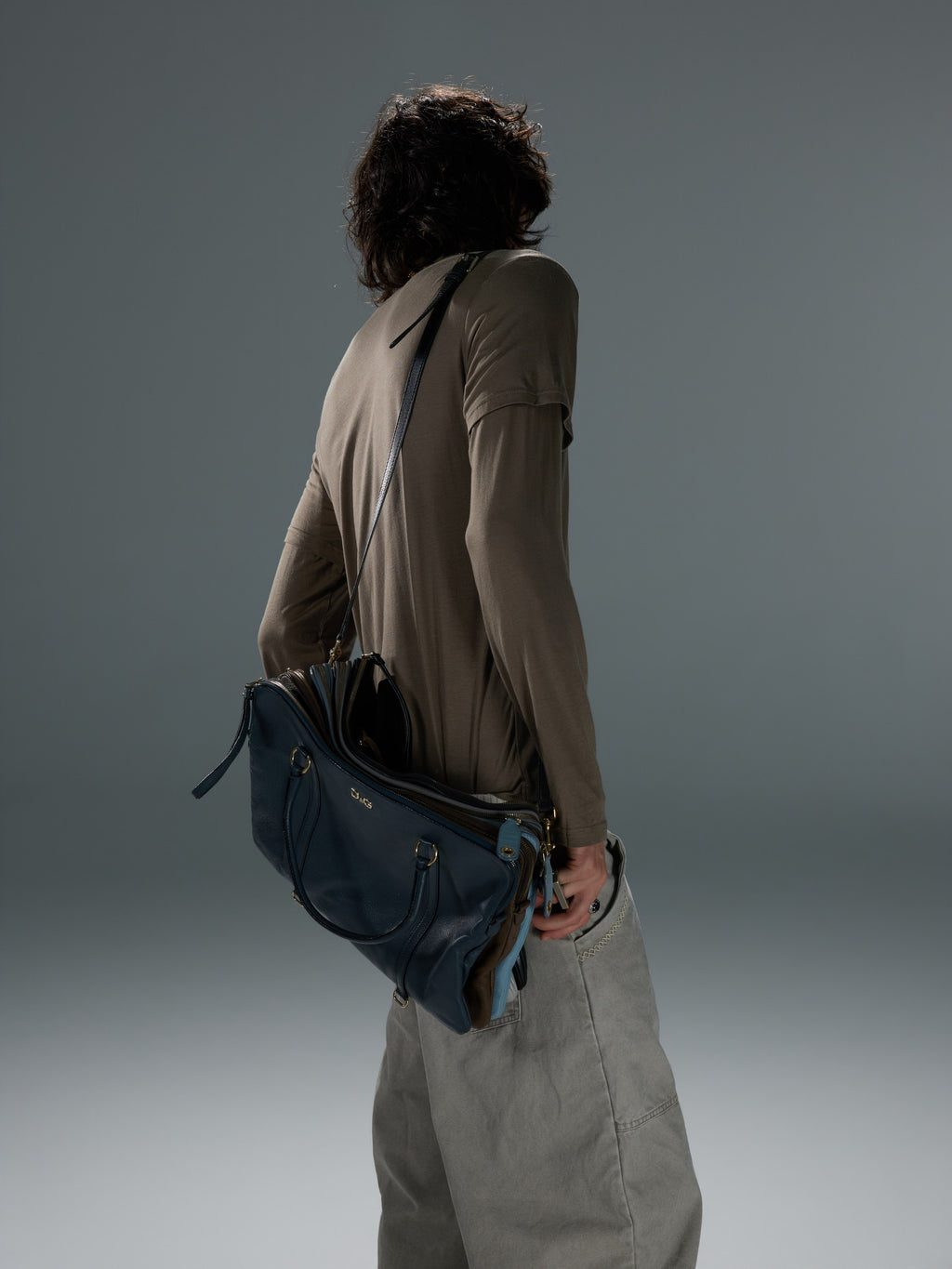 Layered-Look Graphic Wool-Blend Long Sleeve — image 14